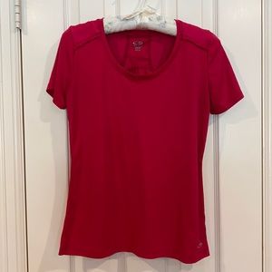 💓BOGO FREE💓 Champion bright pink ruffle detail workout tee